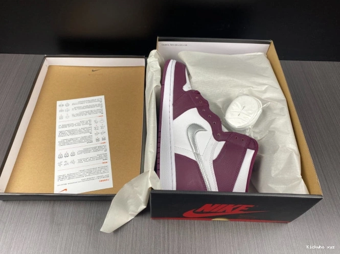 Bordeaux Jordan Air OG 1 555088-611 High 0719